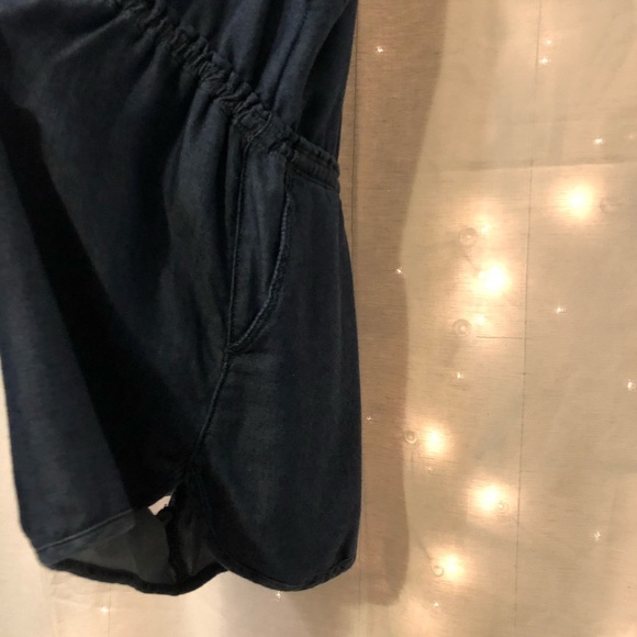 2[7ForAllMankind] New! Denim romper drawstring - Picture 6 of 8